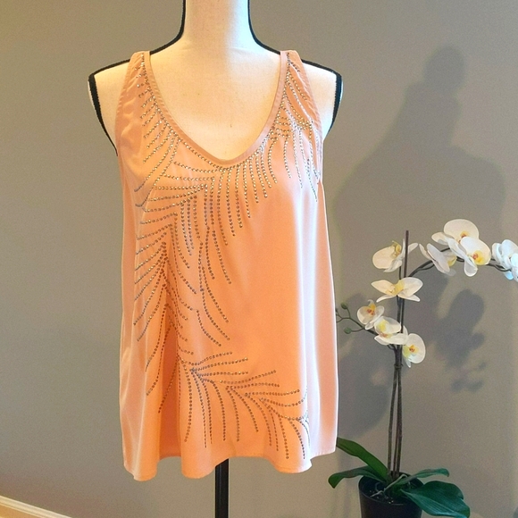 ✨EUC Rock & Republic Sequin Studded Tank Top - Picture 1 of 8